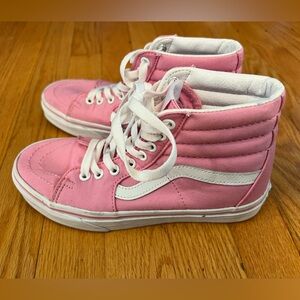 - Vans prism pink hi top shoes